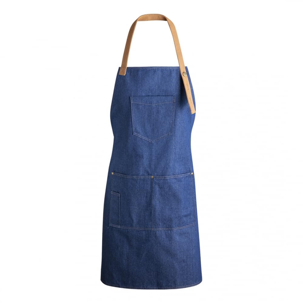 XChef 2 Delantales Vaqueros Unisex – Mandiles Resistentes para Hombre y Mujer, con Bolsillos – Ideales para Camarera, Cocinero o Restaurante – Regalo Personalizado Original y práctico