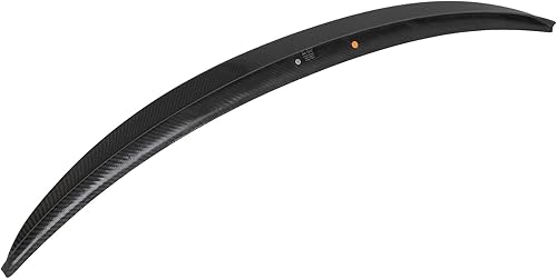 Miniatura 6 de Aintier 1 alerón de fibra de carbono compatible con Hyundai Genesis Coupé 2010-2016 negro brillante alerón trasero alerón de maletero alerón trasero