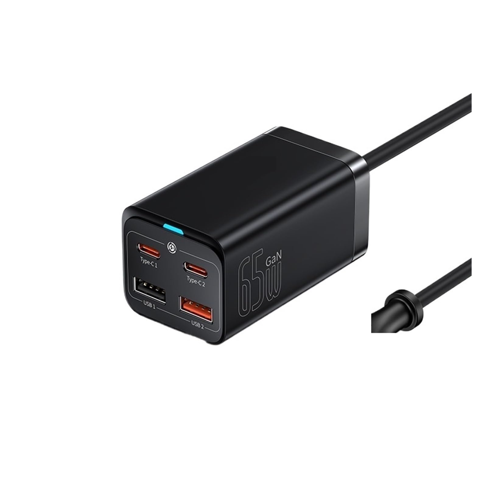 Cargador Rápido De Escritorio 4 65W En 1 Adaptador Teléfono Portátil