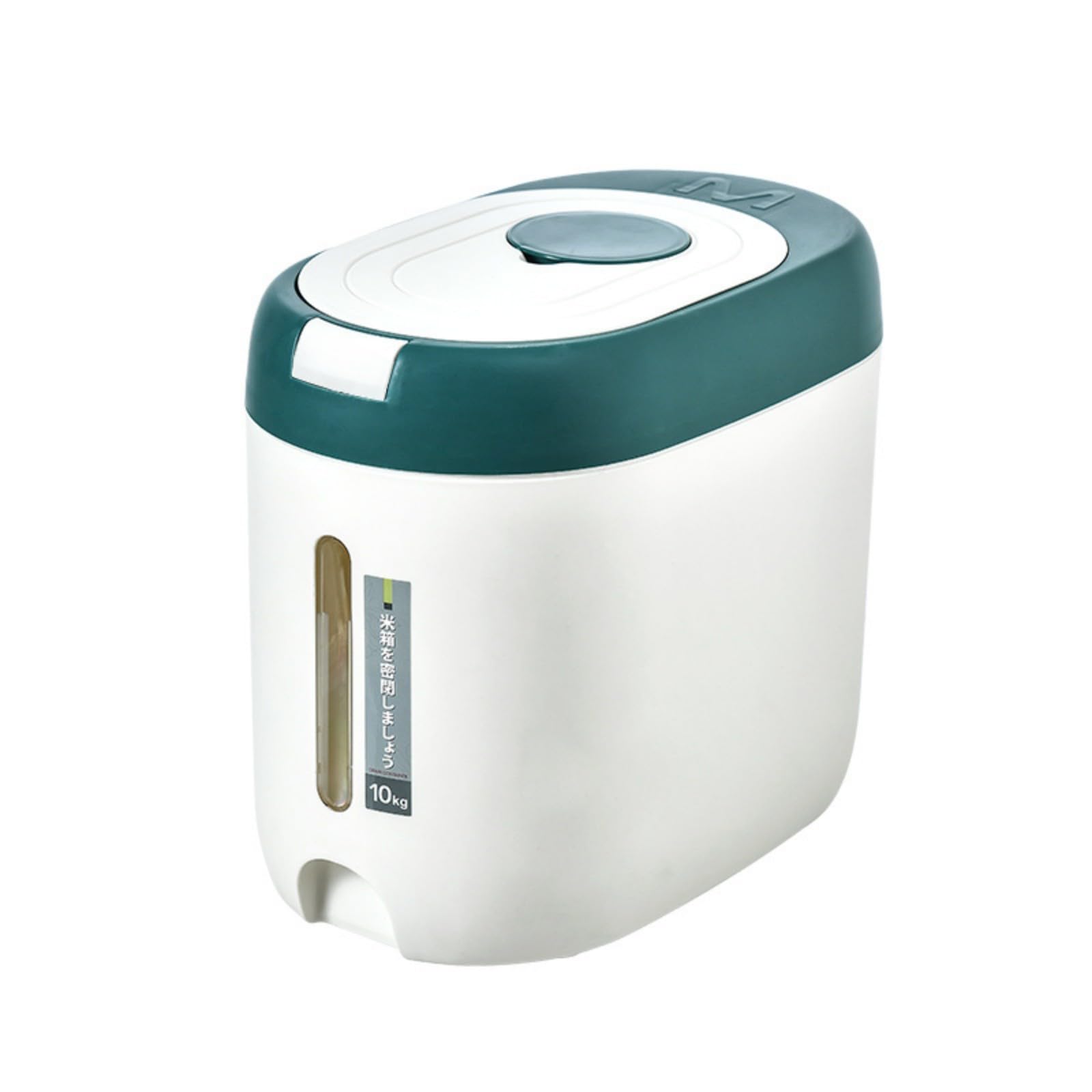 HDOYTXXM 3 Visible-Capacity Cereal Bin with Easy-Open Lid & Sealed Barrier for Dry Food Organization Rice Storage Jar