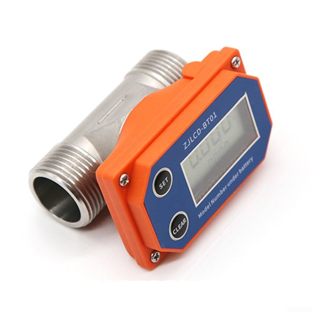 Caudalímetro digital de acero inoxidable DN25 ± 10% de precisión