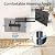 USX STAR Corner TV Wall Mount Long Arm TV Mount Bracket for 32-70 Inch TVs, Full Motion Mounts with 32” Articulating Arms Extension & Tilt & Swivel, Holds up to 400x400mm VESA, 80 lbs for 55 65 TVS