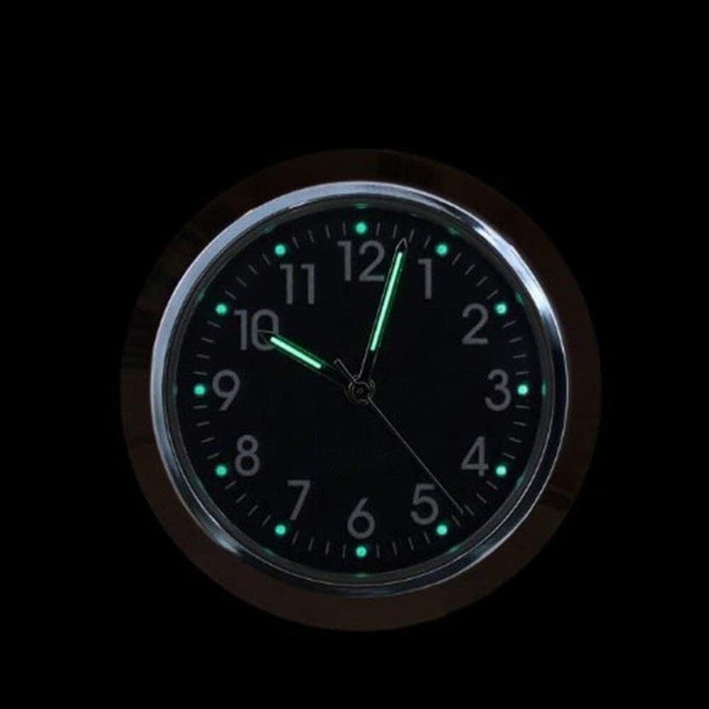 Horloge Guidon Moto Montre Moto Guidon YUANGANG - Étanche - Cadran Fluorescent - Pour Guidon 22-25,4mm - Noire Accessoire Moto Chronométrage