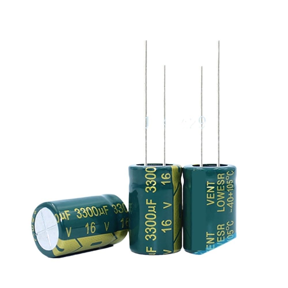 ICXLPMC 10PCS 16V3300UF 13 * 21MM 3300UF 16V 13x21 16v3300 Aluminum electrolytic capacitor