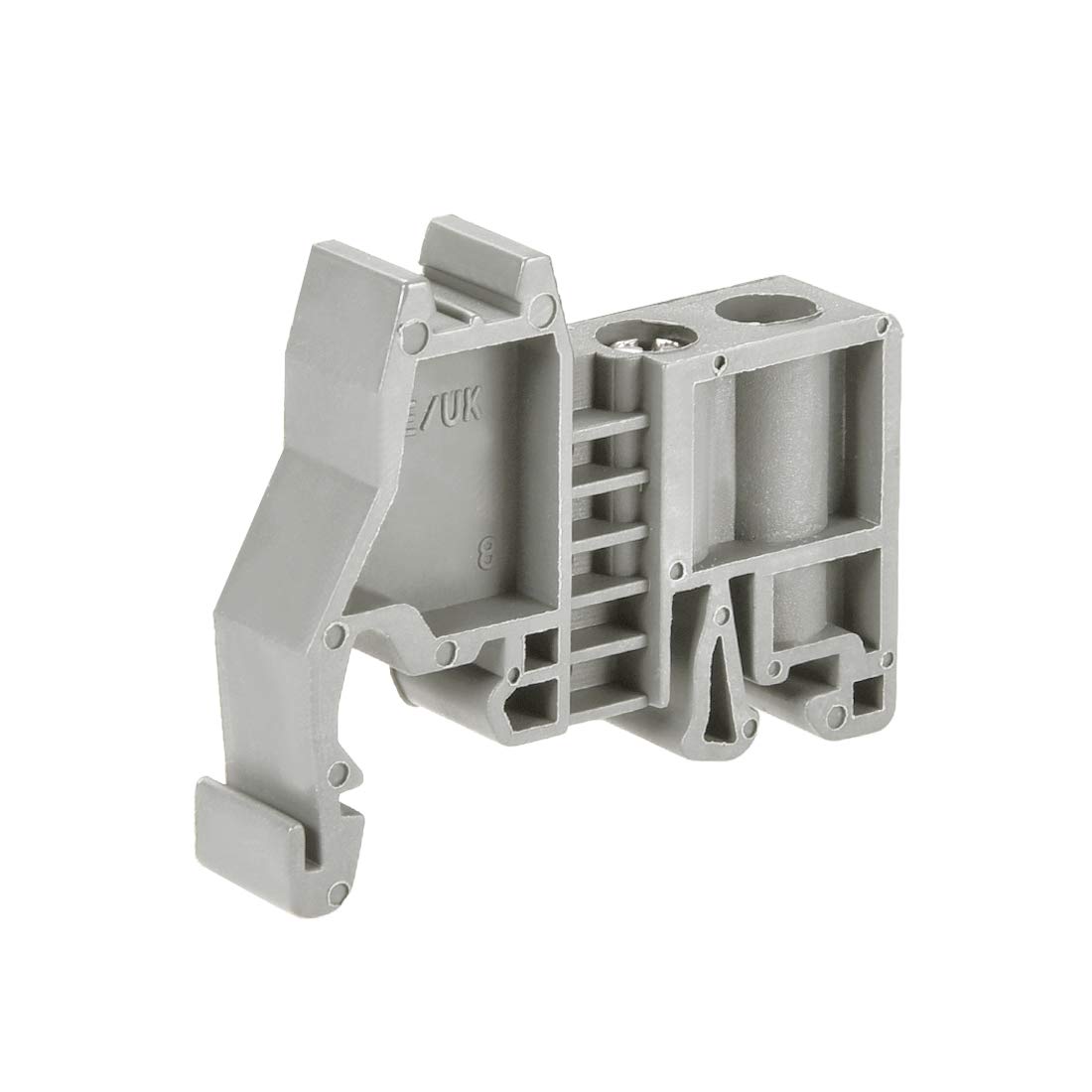 Uxcell 50Pcs DIN Rail Terminal Block End Stoppers - 35mm Mounting Clips