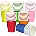 Kubki papiernicze jednorazowe, 250 ml / 60 sztuk Multicolor Party Puchar Biodegradowalny Jednorazowy Kubek, Dzieci MAJSTERKOWANIE, Potrzeby imprezowe, kawa, herbata, gorące i zimne napoje