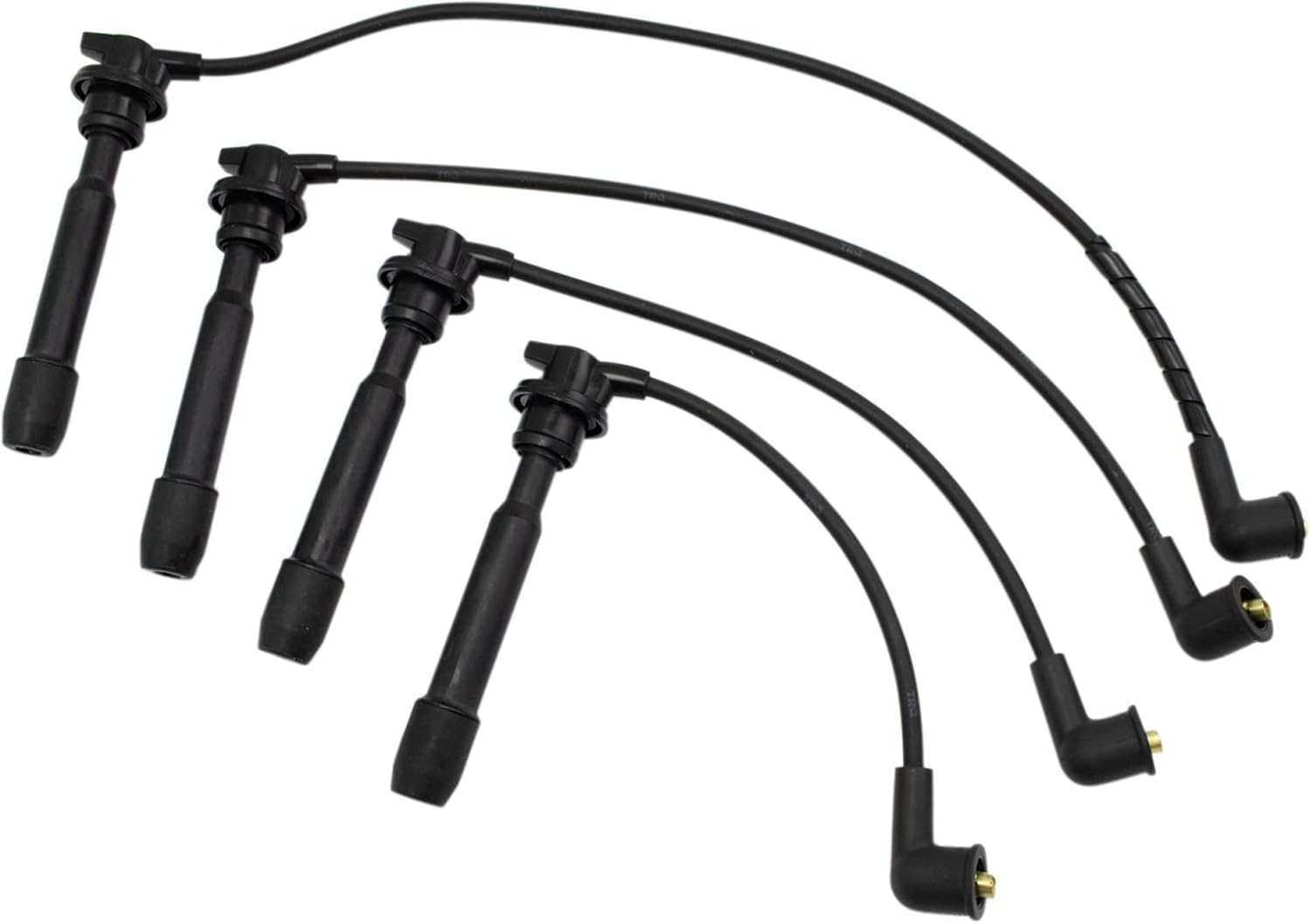 TRQ Ignition Coil Kit 2 Piece Compatible with 2003-2006 Hyundai Elantra 2005-2009 Tucson 2004-2009 Kia Spectra 2005-2009 Spectra5 2005-2009 Sportage