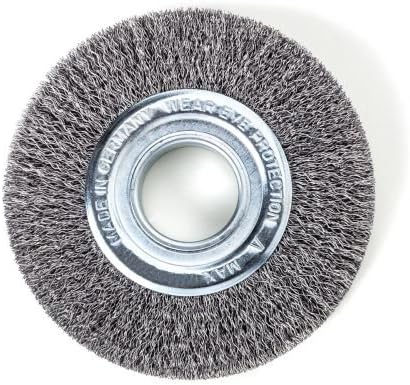Lessmann 345162 Round Brushes Drm 150 mm Wide 23-25 mm Tube 50 mm Steel Wire STA Weighted 0.30 mm Reducing Ring Set 3, Multi-Coloured