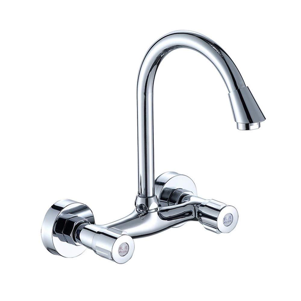 Robinet mitigeur de cuisine encastré cuivre eau chaude froide évier