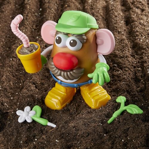 Mr. Potato Head Potato Head Mr Goes Green, 15 pièces en matière Plastique d'origine végétale, Jouet pour Enfants