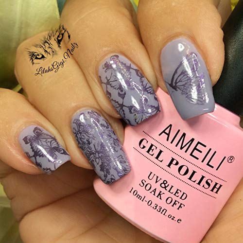 Esmalte de Gel UV LED AIMEILI Soak Off 10ml miniatura 3