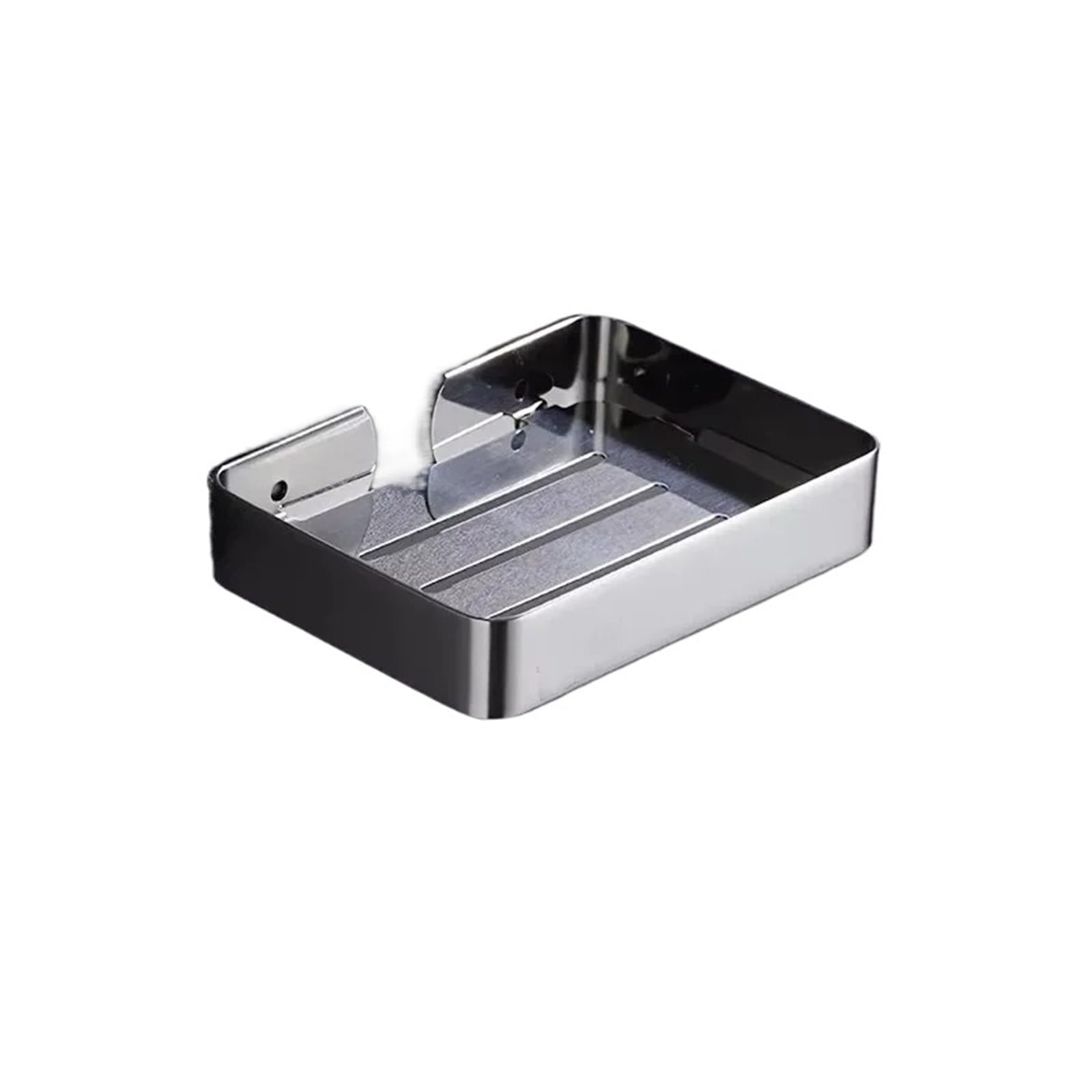 Stainless Steel Soap Rack, Non-perforated Bathroom Wall Dish(Silver)
