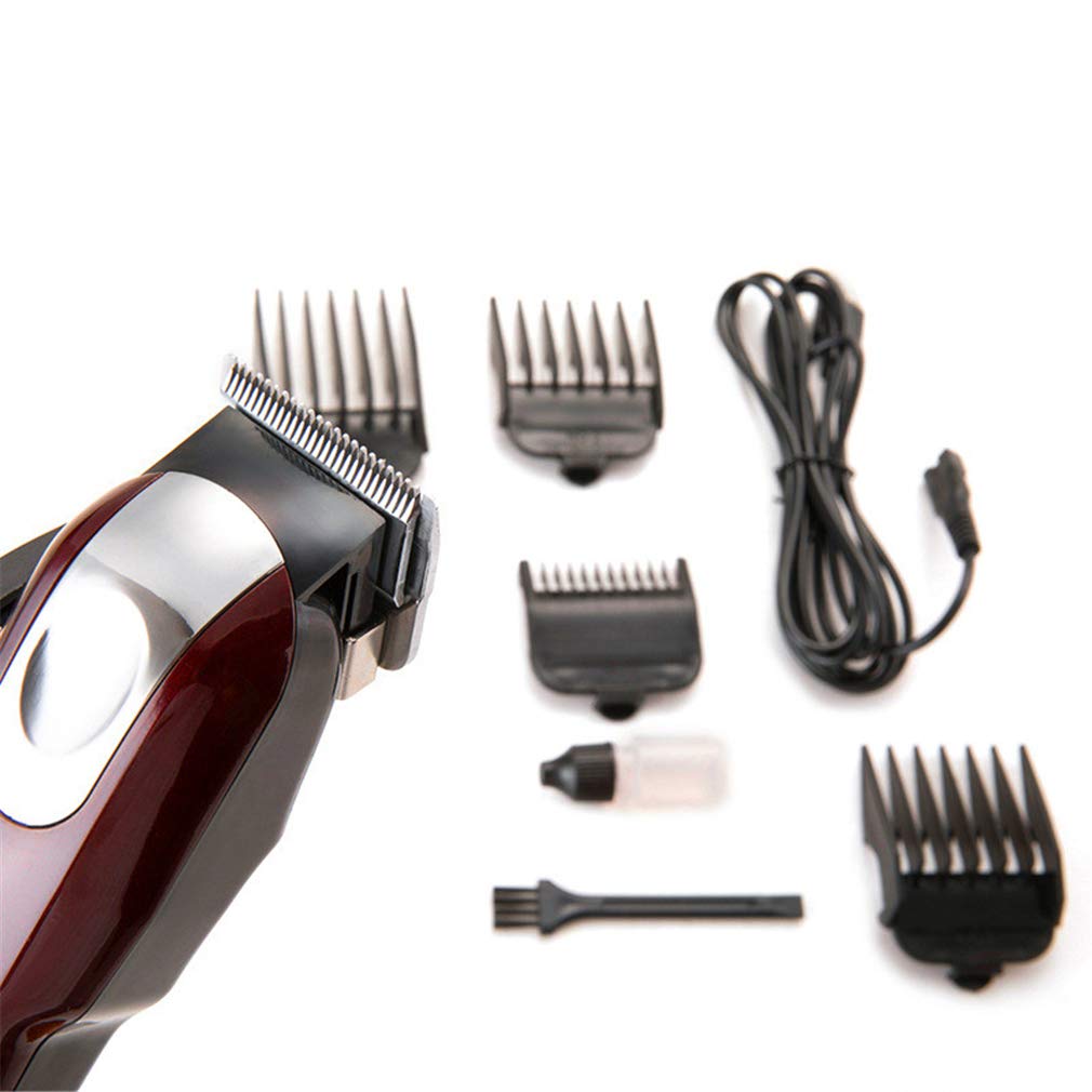 Capelli Elettrico Clipper Professional Multi-Functional Capelli Clipper Ricaricabile Senza Fili A Basso Rumore di Ceramica di Titanio Lama Barber Grooming Cutter Kit per Uomo Donna Bambino