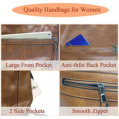 Bolsas Hobo para mulheres, bolsa de mão grande resistente à água NA SIVONA bolsa transversal para mu