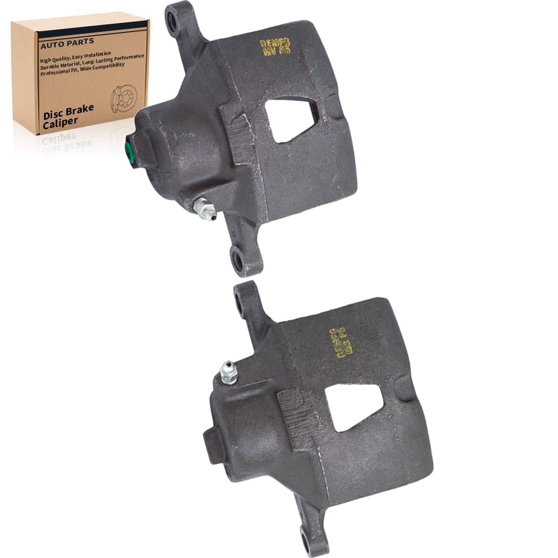 Front Left Front Right Disc Brake Caliper,Brake Calipers Replacement 21010540, 21010541 2 Piece for Saturn SC,SC1,SC2,SL,SL1 1991 1992 1993 1994 1995 1996 1997 1998 1999-2002