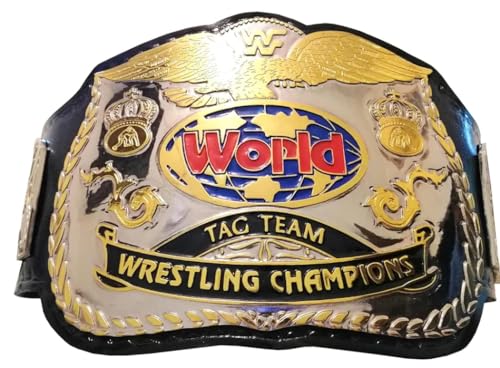 Grd Sports New World Tag Team Wrestling Championship Belt Brass Plated