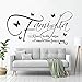 Family Wall Stickers Citazioni Adesivi murali frasi famiglia amore decorazione per parete da muro Art Home Living Room Decor A8 57x29cm