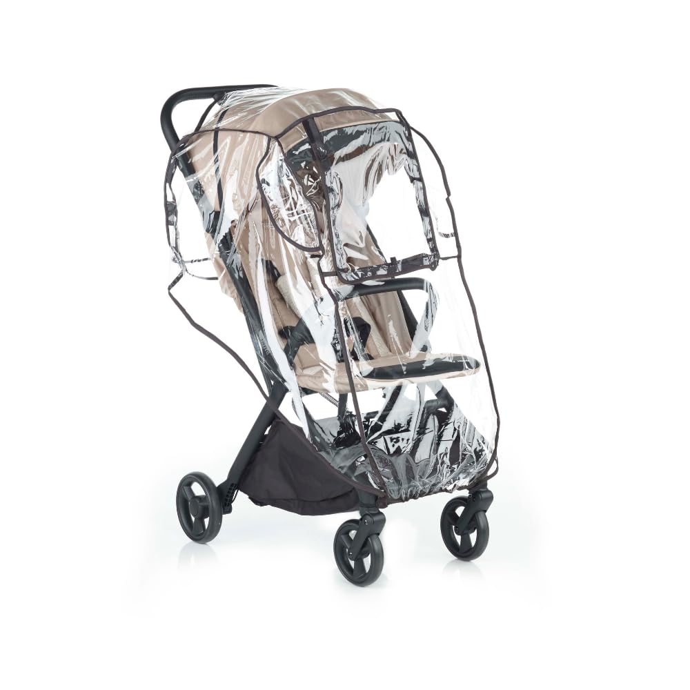 Jané Parapioggia Universale per Passeggino e Carrozzina, Copertura Impermeabile Trasparente con Finestra e Ventilazione, Borsa Inclusa