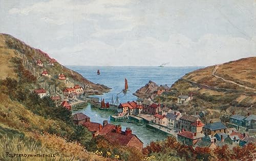 Art mural de qualité supérieure avec le poster de peinture Polperro
