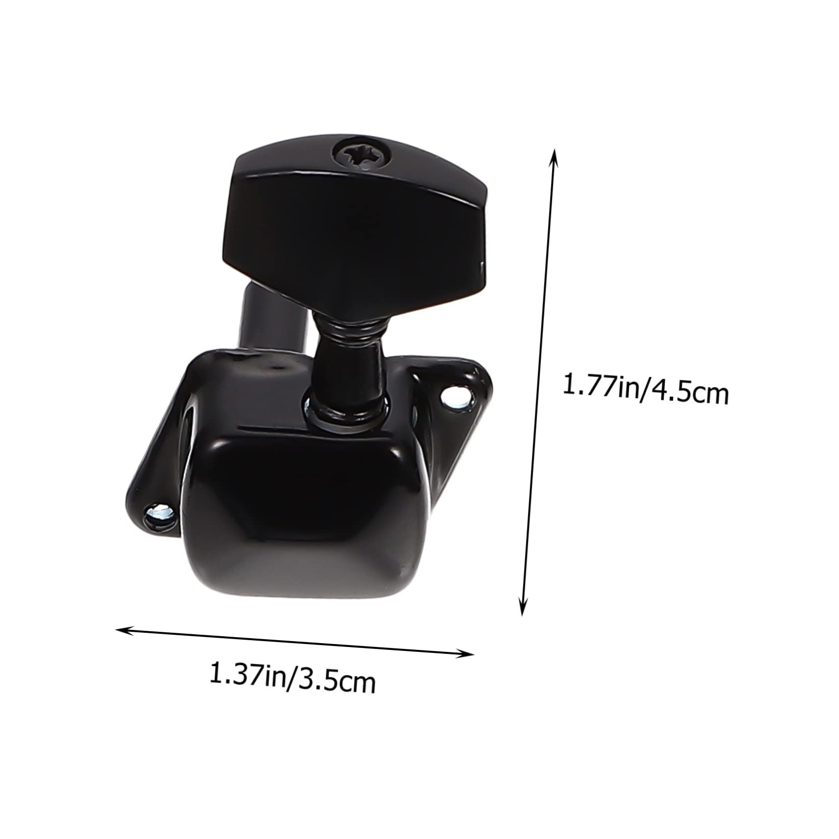 HANABASS 1Set Guitar Machine Head Tuner Tuning Pegs for Acoustic Electric Guitars Metal Key Buttons for Fast and Accurate Tuning