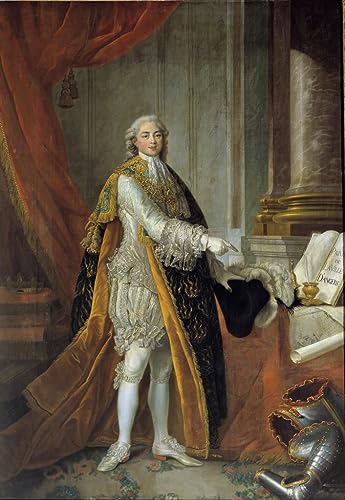 Tableaux pour la décoration murale Louis Stanislas de France par Drouais affiche 60x90cm