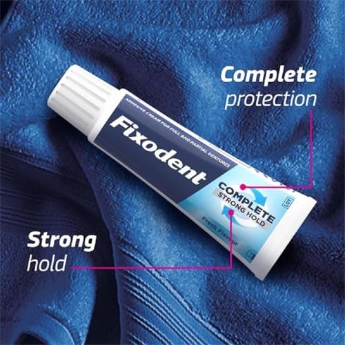 Fixodent Complete Strong Hold Denture Adhesive, Fresh Flavour 47g - Image 2 thumbnail