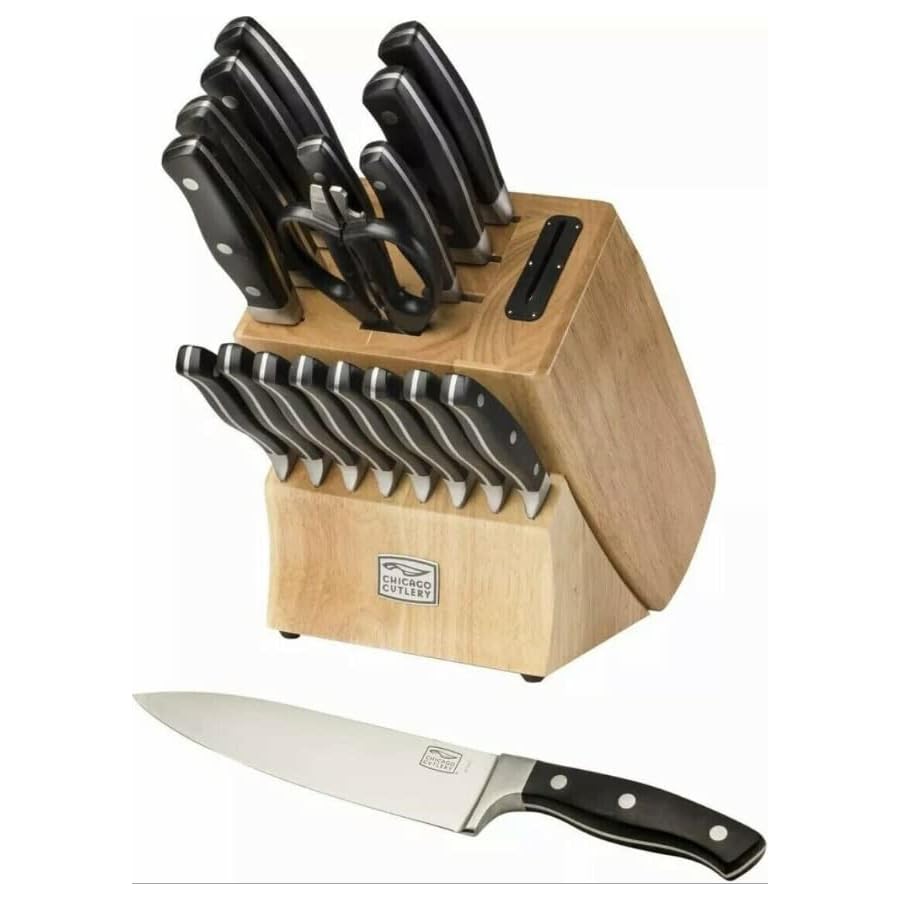 Chicago-Cutlery-Insignia2-18-Piece-Knife-Block-Set-w-Knife-Sharpener-1117756 Chicago Cutlery Insignia2 18-Piece Knife Block Set w/ Knife Sharpener 1117756