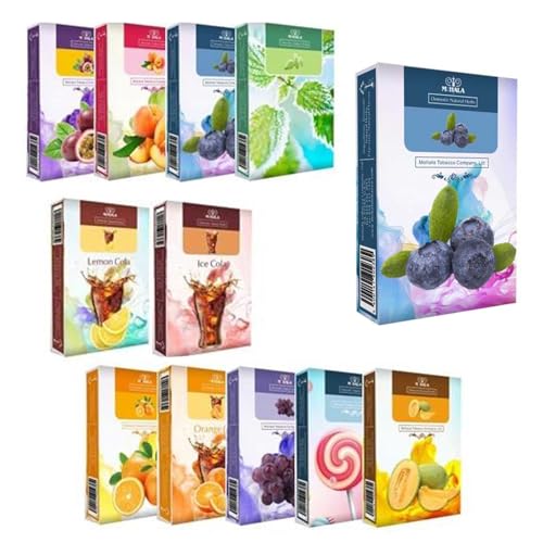 フレーバー シーシャ MOHALA モハラ アメリカ ニコチン無し 50g フーカー 水タバコ 水パイプ shisha hookah (ブルーベリー)