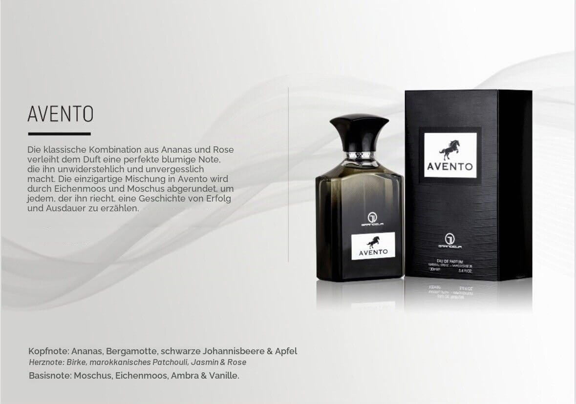 Avento. Eau de Parfum, Grandeur Elite, Men, 100ml : Amazon.de