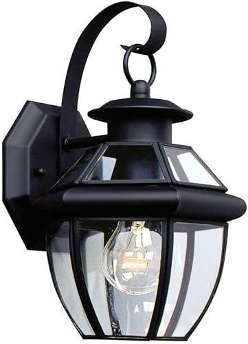 Miniatura 2 de Sea Gull Lighting 8037-12 Lancaster - Farol exterior de pared para exteriores, uno - ligero, negro