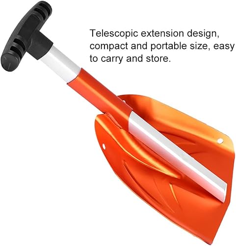 Miniatura 3 de Pala de nieve de aleación de aluminio, telescópica montada en el vehículo, pala de nieve portátil para entrada, jardín, coche, Pala de Nieve