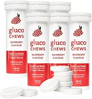 Vista 10 de Glucochews - Tabletas de glucosa naranja – 60 tabletas (10 por tubo, 6 tubos de tamaño de bolsillo) – 0.14 oz de glucosa de acción rápida cada una