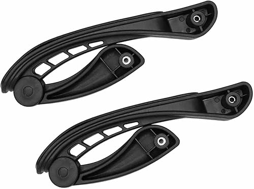 Miniatura 9 de MERIGLARE 2 piezas de reposabrazos universales de repuesto para silla de oficina práctico accesorio móvil 4 agujeros