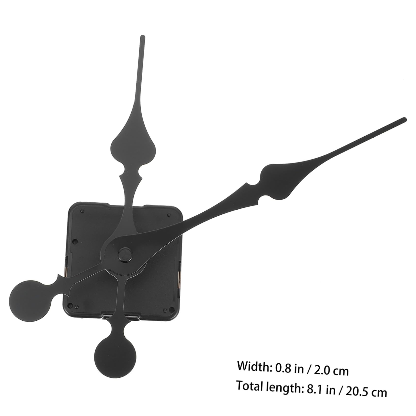 Mikikit 6zestawy Sztuk Mechanizm Zegarowy Quartz Do Naprawy Zegarów Do Zegarów Ściennych Cichy i Trwały Mechanizm Idealny Różnych Stylach