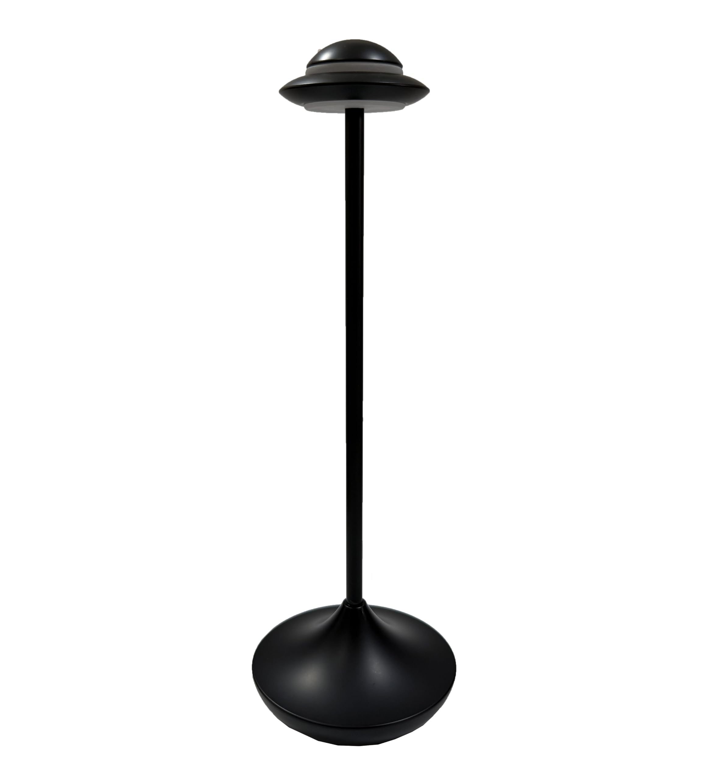 USB Rechargeable Night Lamp Portable Table Lamp for Bedroom Living Room 3-Level Brightness Desk Lamp TD011 Black
