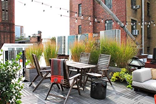 Miniatura 5 de Spacenight Tira de luces para exteriores de 30 pies con 25+2 bombillas de filamento LED de repuesto, regulables, inastillables, impermeables, para