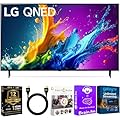 LG 43QNED80TUC QNED 4K Smart TV - Quantum Dot, AI Processor, HDR10, webOS, Dolby Atmos, ThinQ, Alexa Built-in, Magic Remote, Gaming Optimizer, 12-Month CPS Protection, UAX HDMI Cable, Streaming Bundle