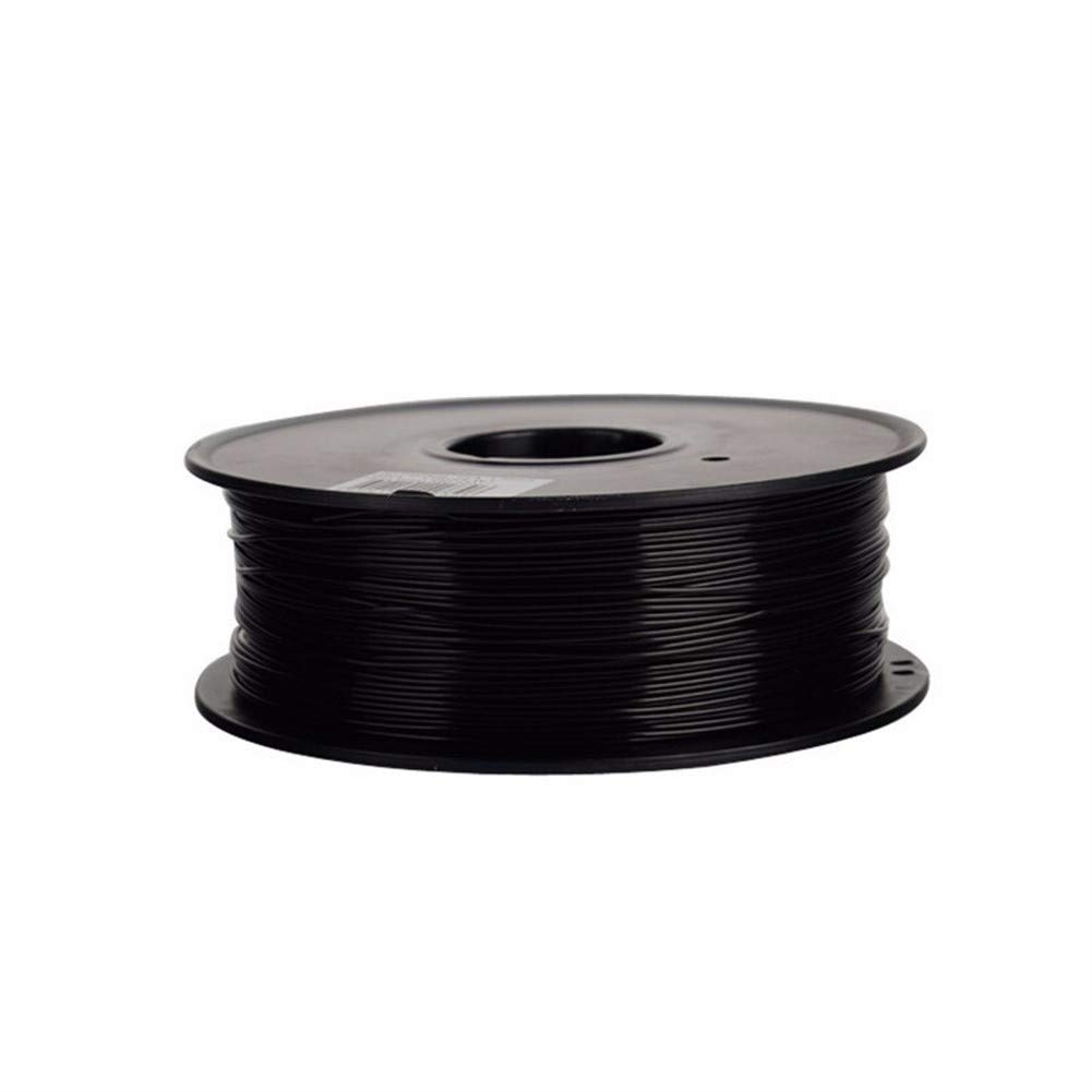 NO LOGO LSB-3D-Druck, 1pc 1.75 / 3mm Premium-PC Filament for 3D-Drucker Polycarbonat Filament Starke Thermoplastisches Temperaturbeständigkeit (Größe : 1KG 3mm Black)