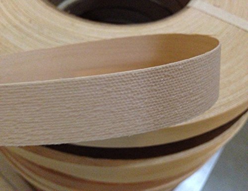 Edge Supply Birch Pre-Finished 13/16" x 50' Roll Preglued, Veneer Edge Banding, Flexible Wood Tape, Easy Application Iron On with Hot Melt Adhesive. Clear UV Laquer Finish Wood Edging - Image 4