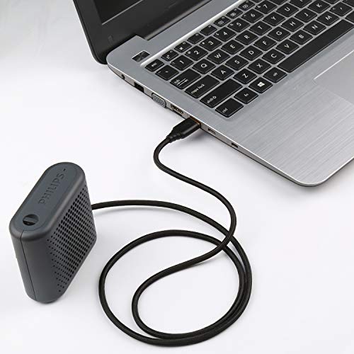Fasgear USB 3.0 A to A Cable (3ft/1m) – Nylon Braided USB to USB Cable Male to Male Cord 5Gbps for Hard Drive Enclosures, Modems, Cameras (3ft, Black) 5