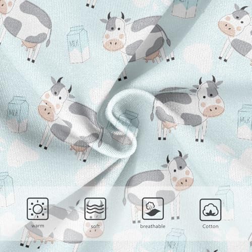 Little Girls' Soft Cotton Underwear Kids Breathable Comfort Cow Panties Briefs Toddler3