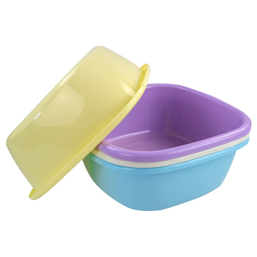 4 Paquets de Bassine Carrée, Bassine en Plastique