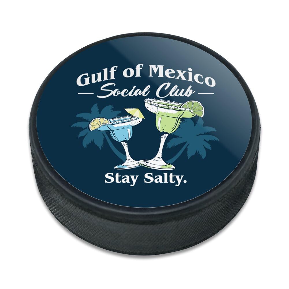 GRAPHICS & MORE Gulf of Mexico Stay Salty Ice Hockey Puck