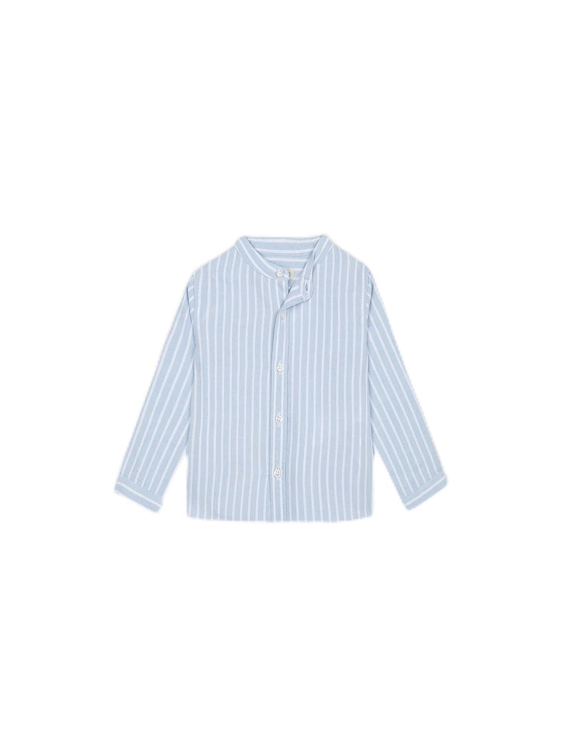 Gocco Camisa Cuello Mao de Lino Unisex bebé