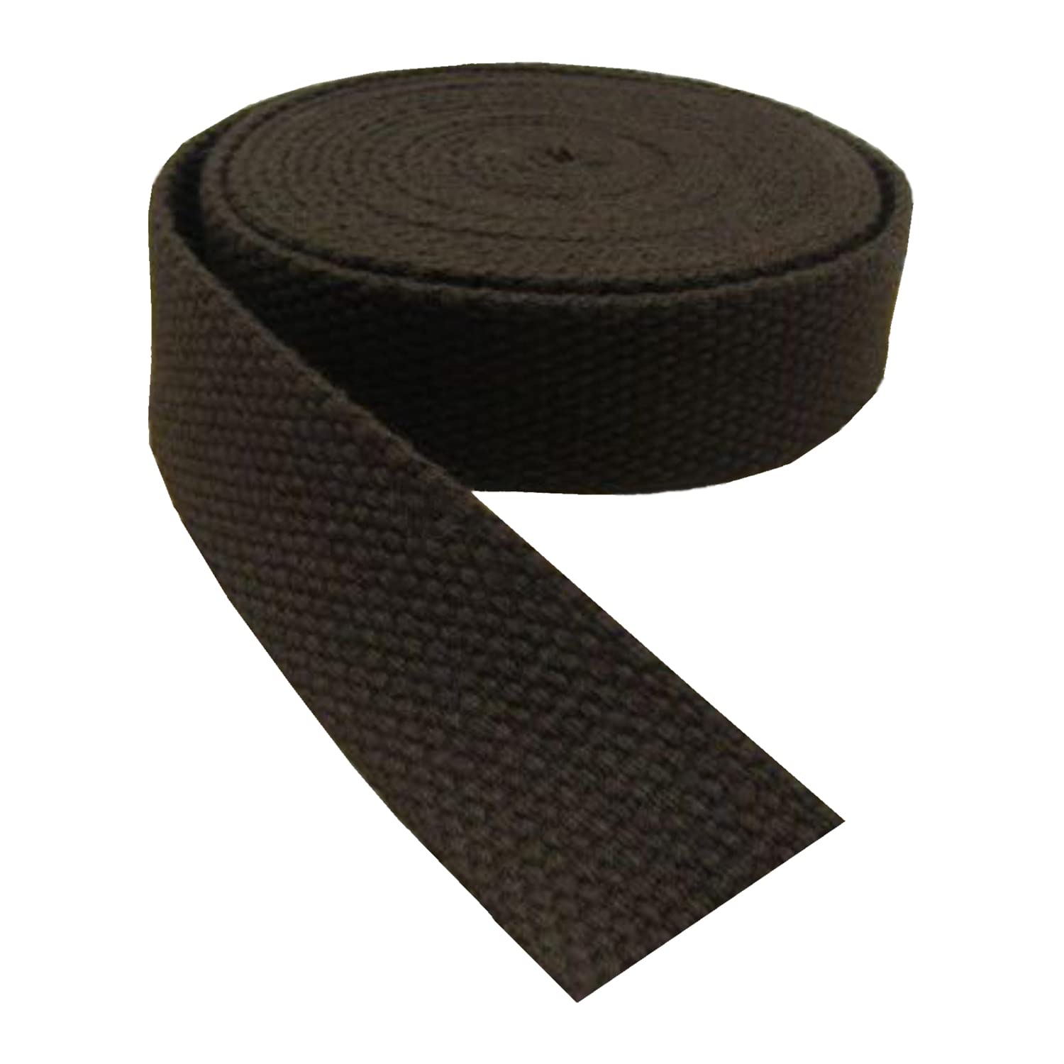 FGJsfhrDTU Webbing, Cotton Multicolor 20-50mm 9 Meters(Coffee,25 mm)