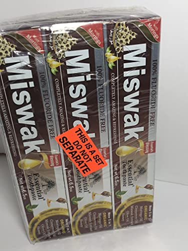 Toothpaste (Miswak Essential) New five in one (3 Tubes)