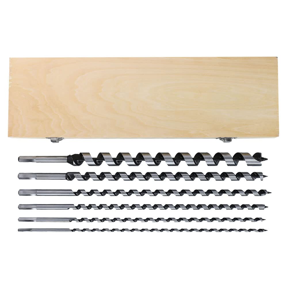 Wiertła kręte, wiertła do metalu, bardzo długie drewno, 6 szt. Wiertła ślimakowe 460 mm wiertła stolarskie do drewna