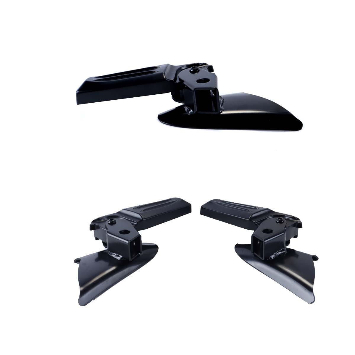 Estriberas para motocicleta compatibles con Piaggio, Vespa, Spring, Primavera LX LXV 150 125, pedales modificados (negros)
