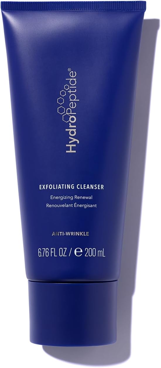 HydroPeptide Exfoliating Cleanser Energizing Renewal, Gentle Exfoliation, Promotes Healthy Collagen, 6.76 Ounce (Packaging May Vary)