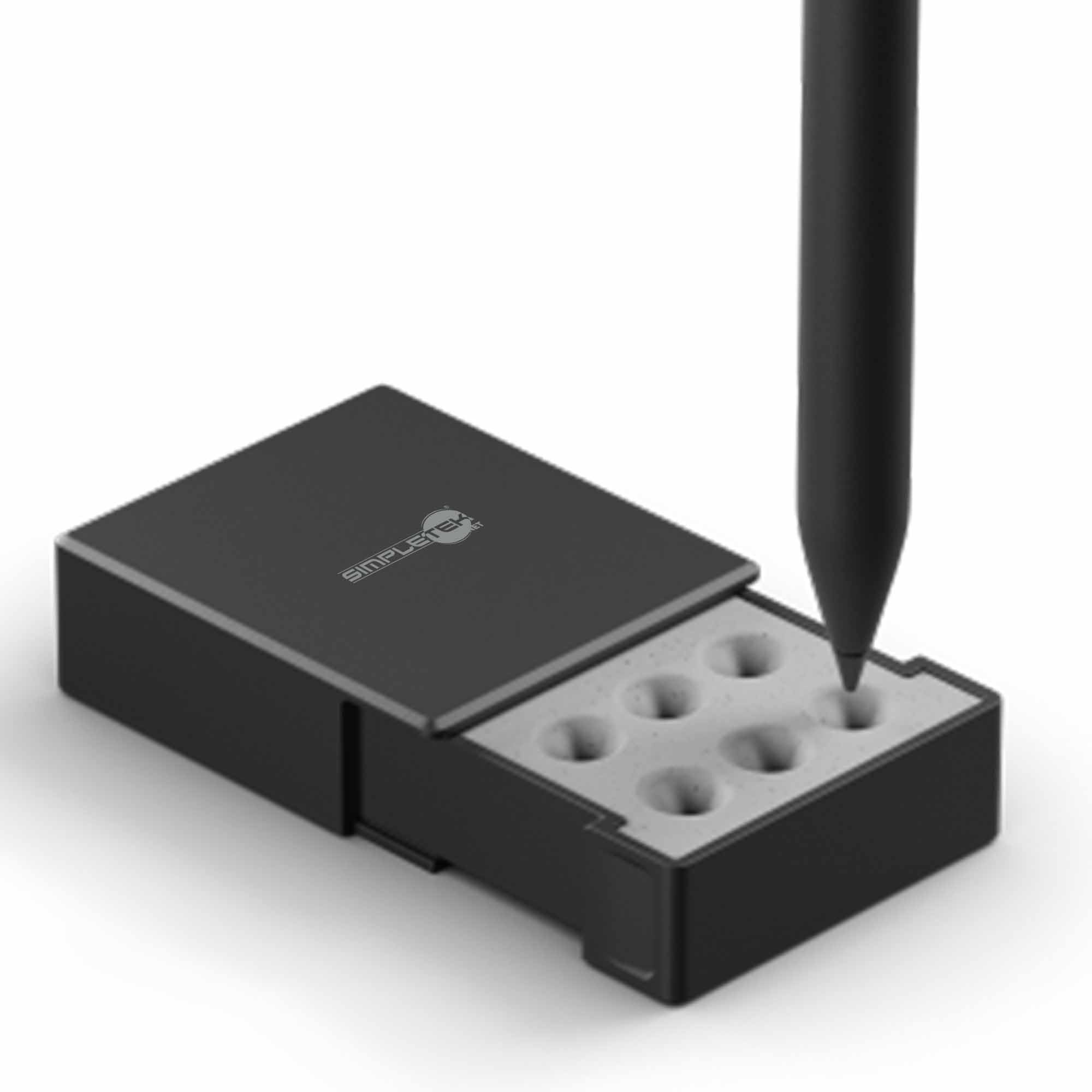 SIMPLETEK - Bolígrafo digital compatible con Paper Pro, Move (reacondicionado) | Tablet E-Ink, escritura precisa, goma integrada, magnética, 6 puntas, carga inalámbrica, 80 mAh, 12 ms, 4096 niveles